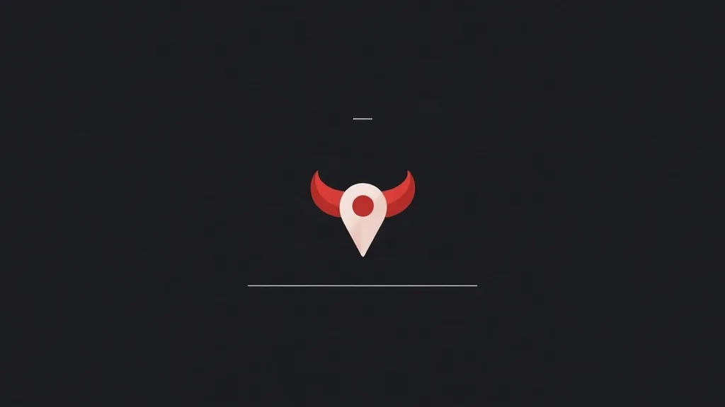 Ikona crvene lokacijske igle sa rogovima za Google Local Services Ads usluge