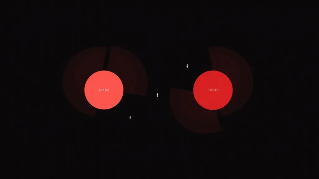 Binarni sistem crvenih sfera sa heksadecimalnim kodom za vizuelni identitet i brending