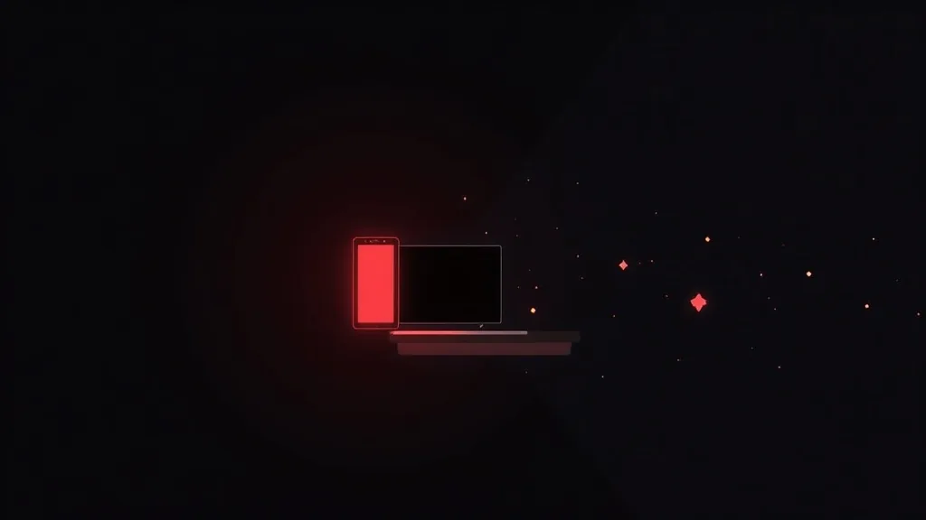 Neon dizajn mobilnog i desktop interfejsa simbolizujući moderne UX trendove za konverzije